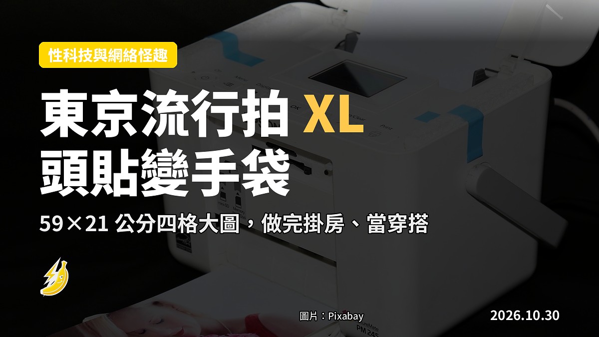 大型頭貼提袋示意
