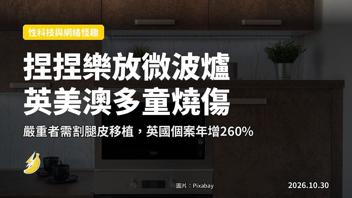 捏捏樂放微波爐爆晒英美澳多童燒傷，最嚴重要割腿皮移植