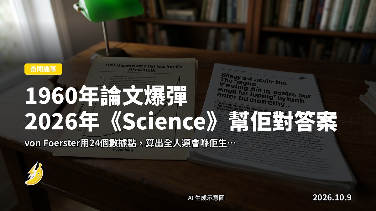 1960年《Science》論文與生日蛋糕示意圖