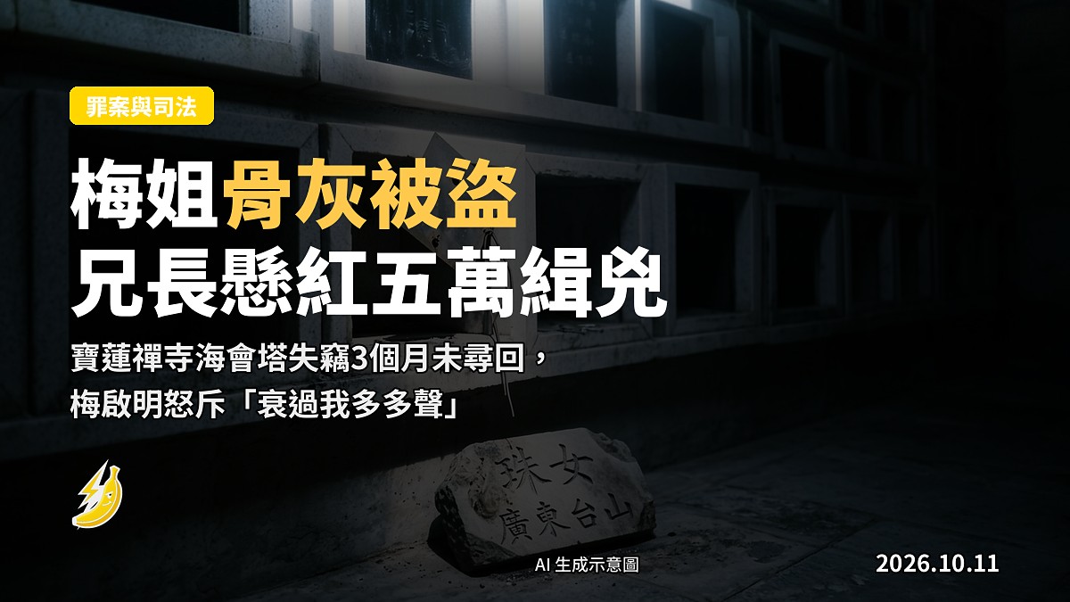 示意圖：大嶼山寶蓮禪寺海會塔內之空骨灰龕位