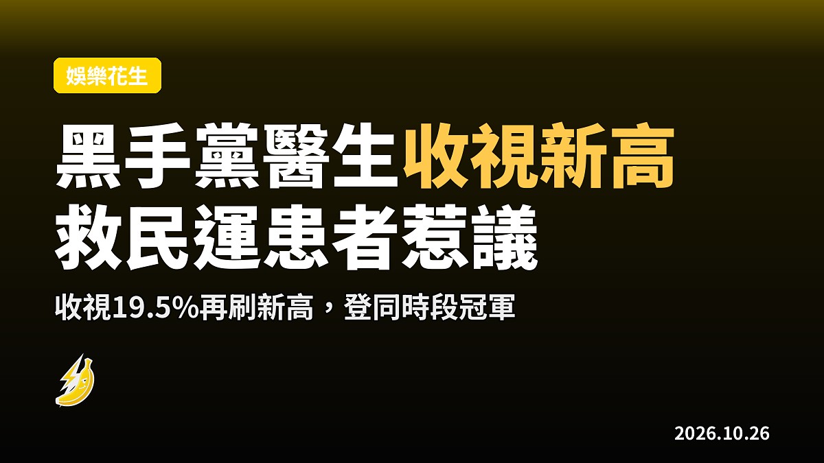 金智媛《Doctor X》收視19.5%再新高 救民運患者情節惹議